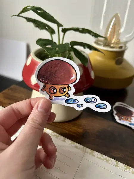 Button Mushroom sticker